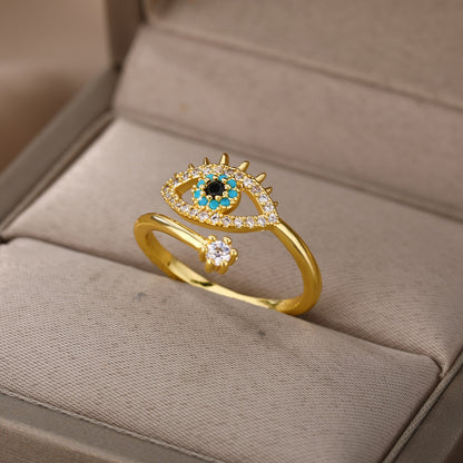 Lucky Turkish Evil Eye Ring