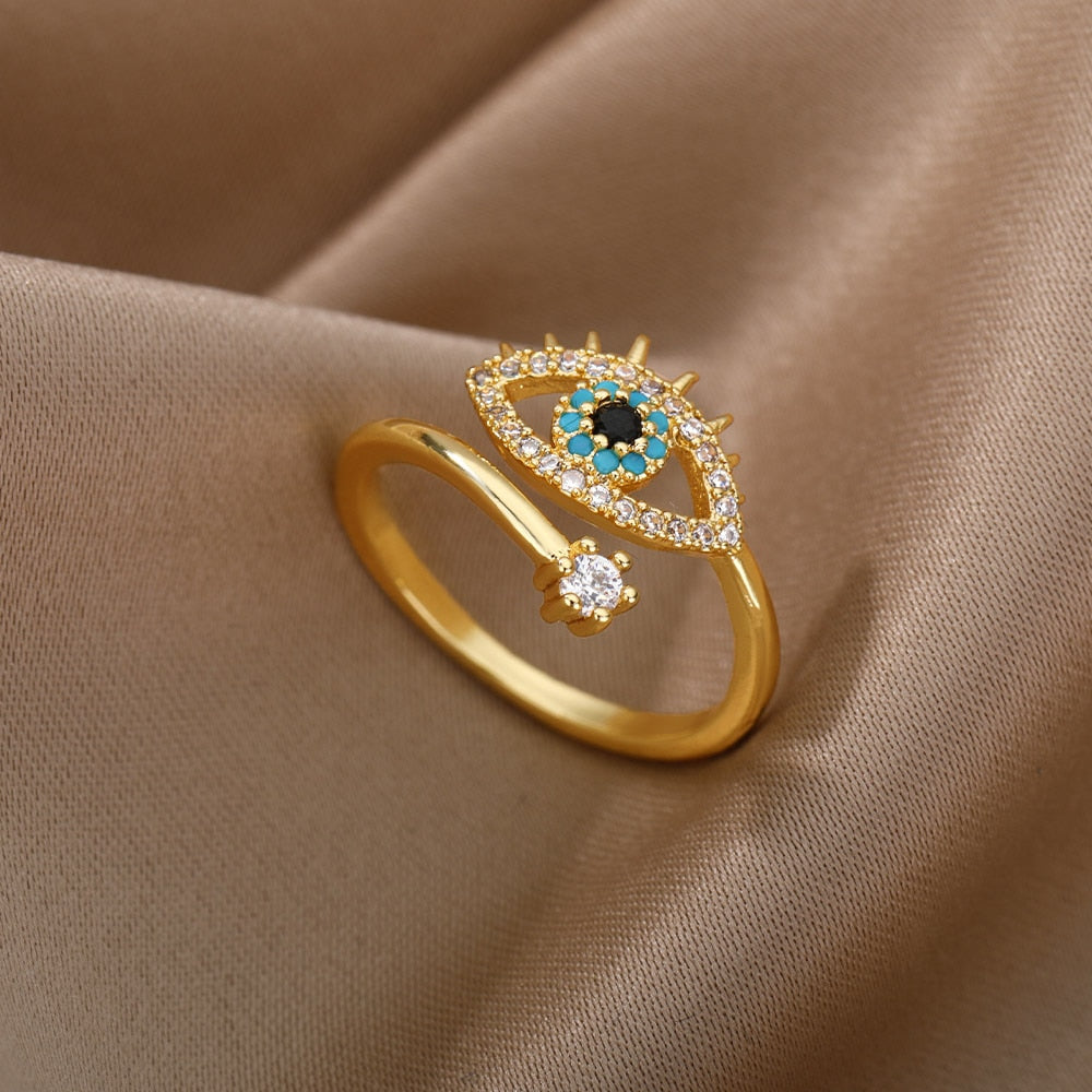 Lucky Turkish Evil Eye Ring