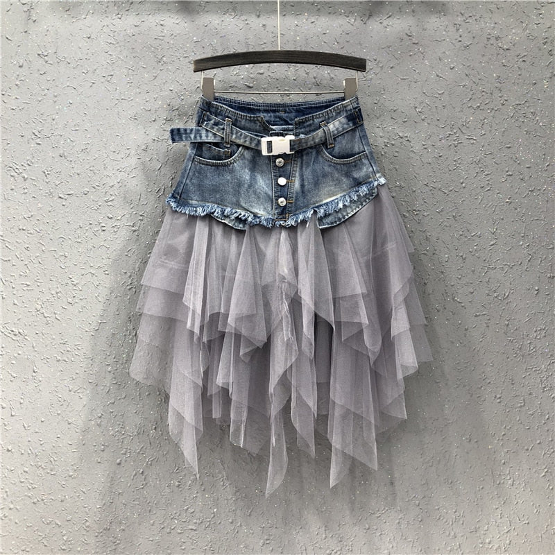 Aprilmoda Mini Tulle Skirt