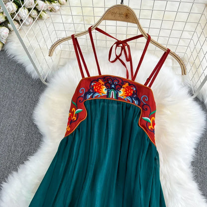 Emerald Empire Summer Dress