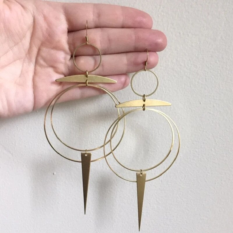 Goddess Hoop Earrings