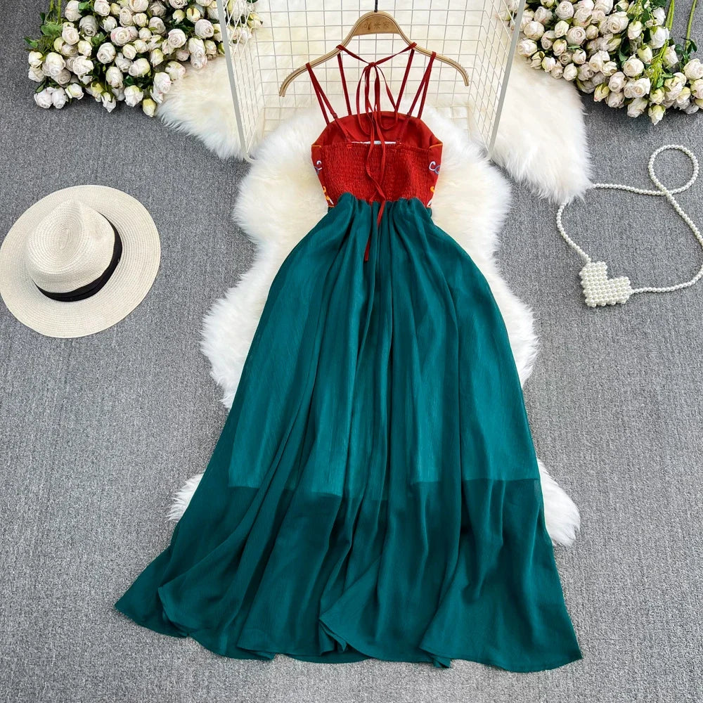 Emerald Empire Summer Dress