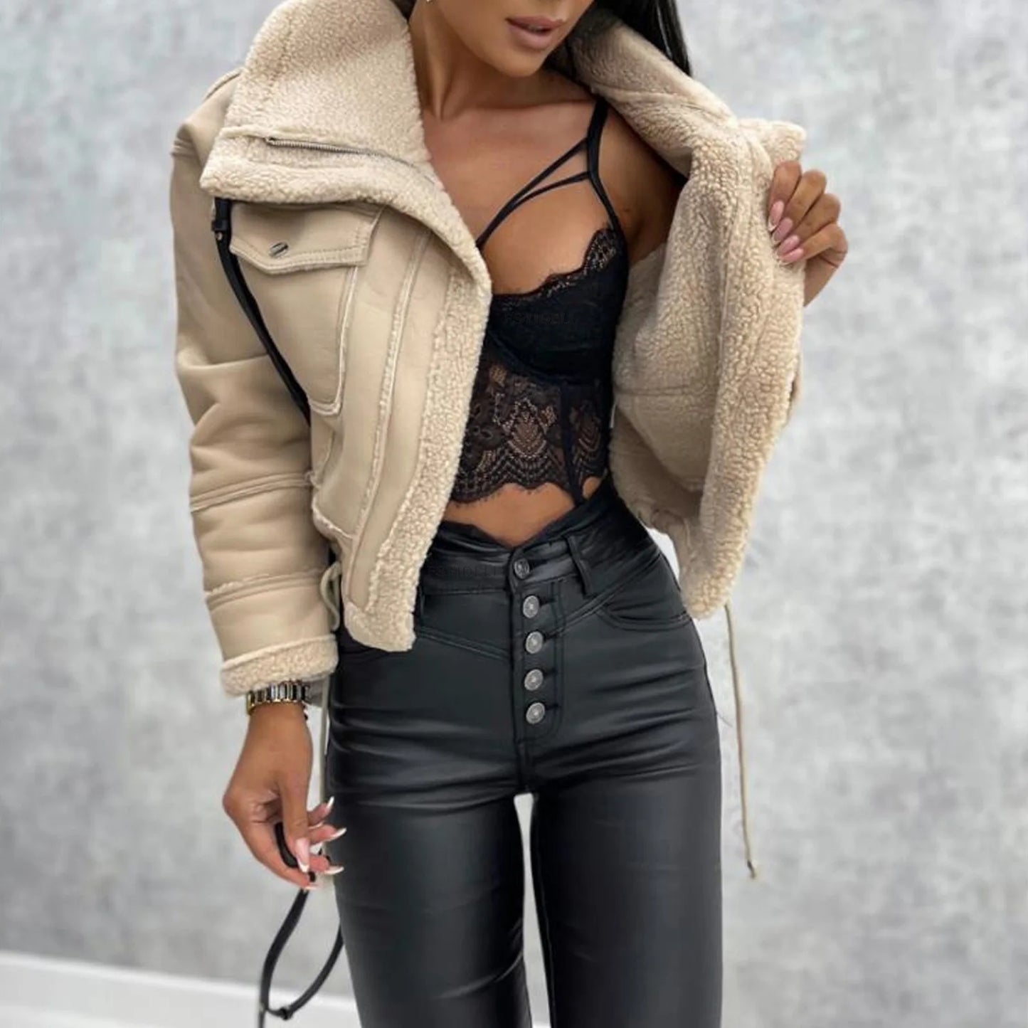 Stefani Aviator Coat