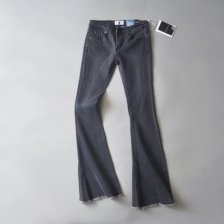 High Street Bell Bottom Denim