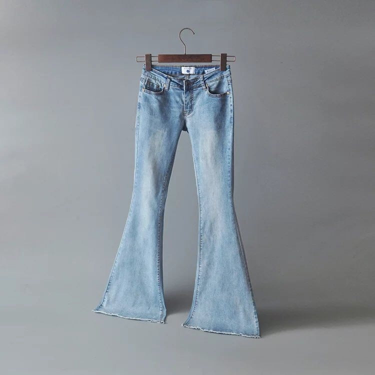 High Street Bell Bottom Denim