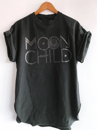 Moon Child Side Split Tee