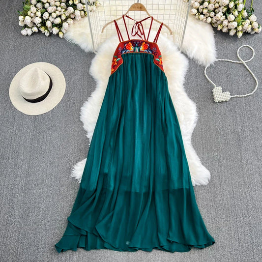 Emerald Empire Summer Dress