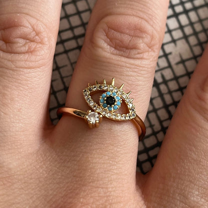 Lucky Turkish Evil Eye Ring