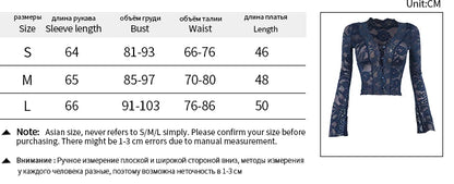 New Women's Clothing With European And American Style Sexy And Slim Fit V-Neck Lace Long Sleeved Top For Women  CF24365MHO