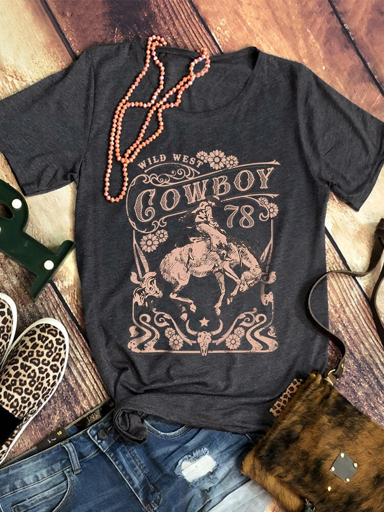 Wild West Cowboy 78 Tee