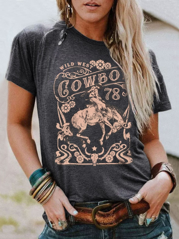 Wild West Cowboy 78 Tee