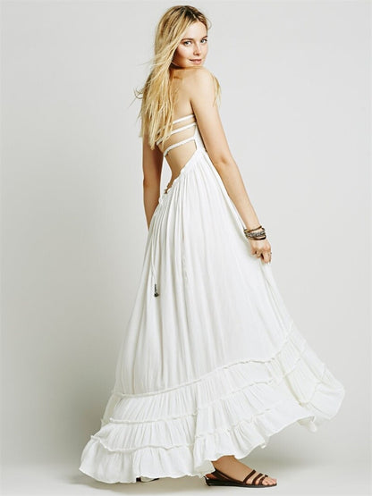 Odette Backless Maxi Dress