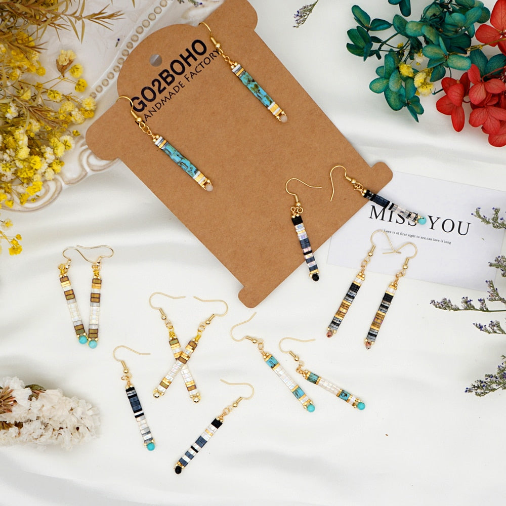 Go2Boho Miyuki Beaded Earrings