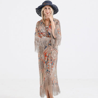 Tansy Tassel Kimono